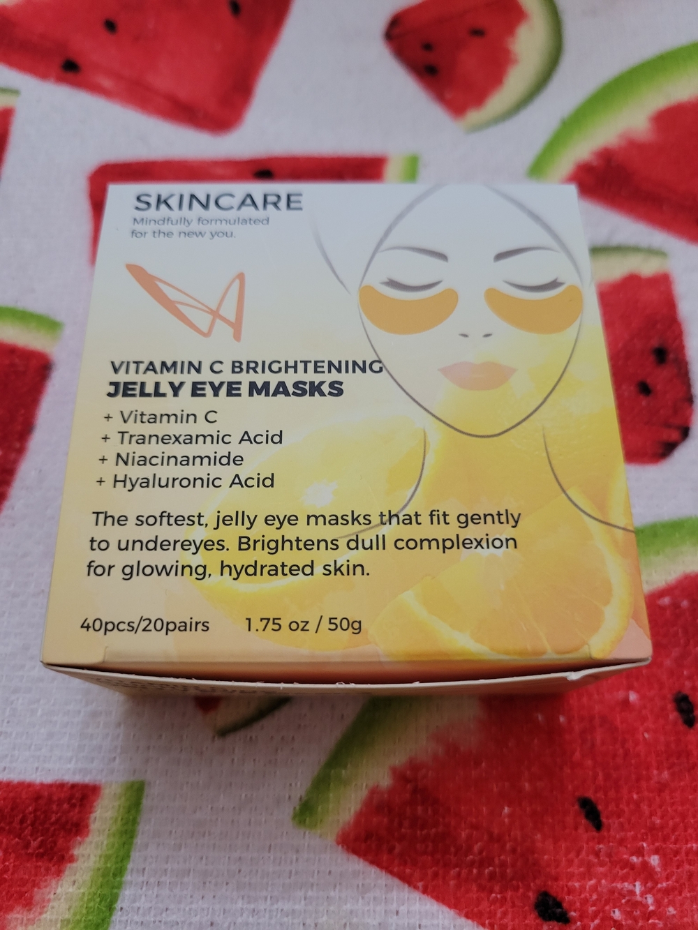 NWT LASplash Vitamin C Brightening Jelly Eye Masks (20 Pairs)